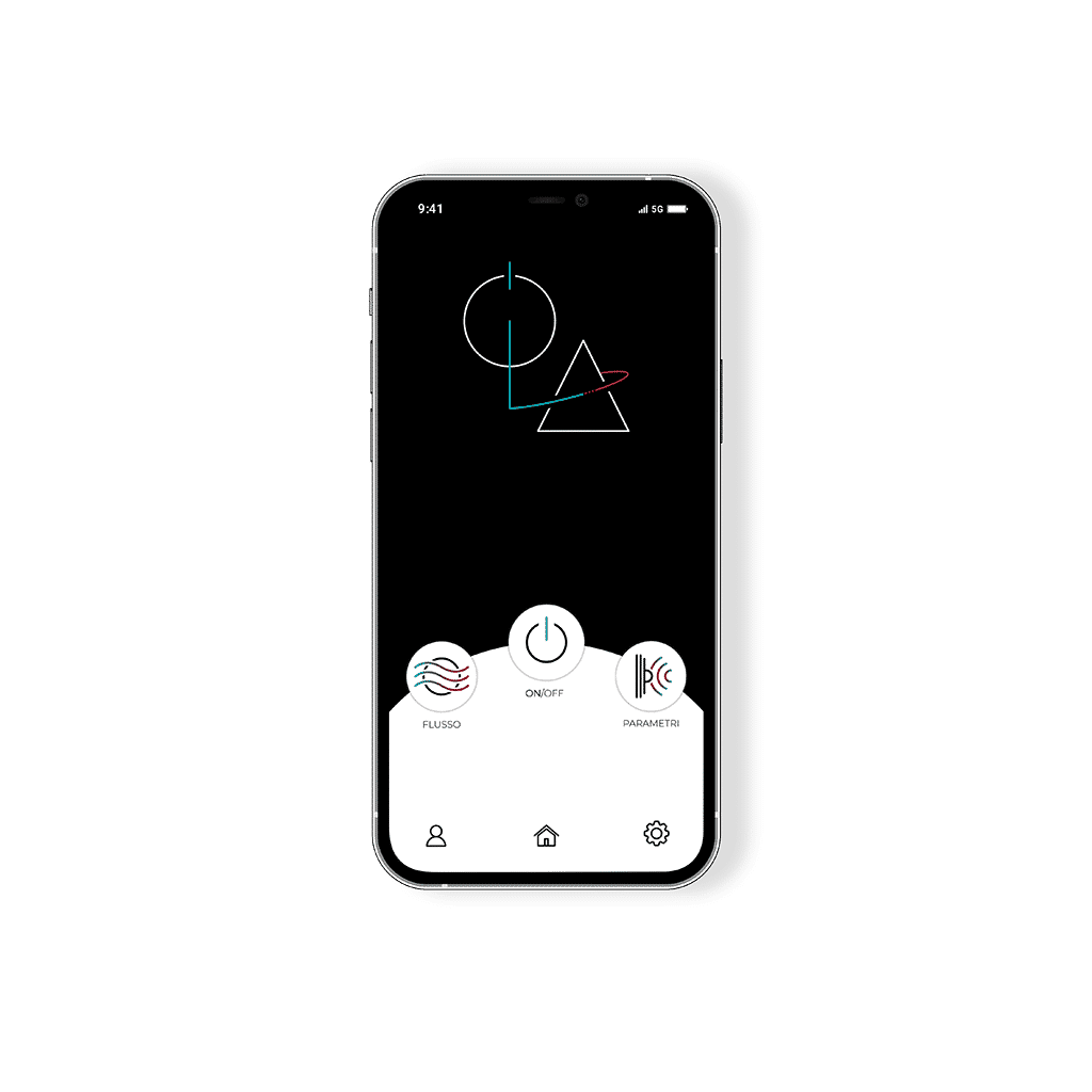 LOA interface on smartphone